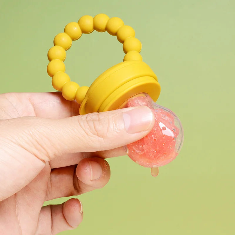 Fresh Fruit Food Safe Baby Pacifiers Feeder Fruit Feeding Baby Food Container Pacifier Bottles Baby Bottle Kid Fruit Nipple Teat