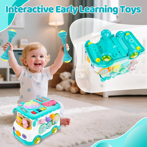 Montessori Educational Musical Bus Toys