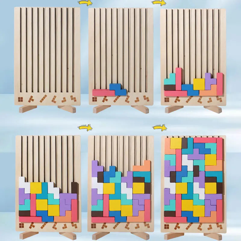 3D Colour Block Puzzle Nursery Learning Toy