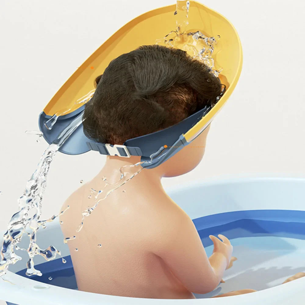 Children's Shower Bath Cap Head Protector