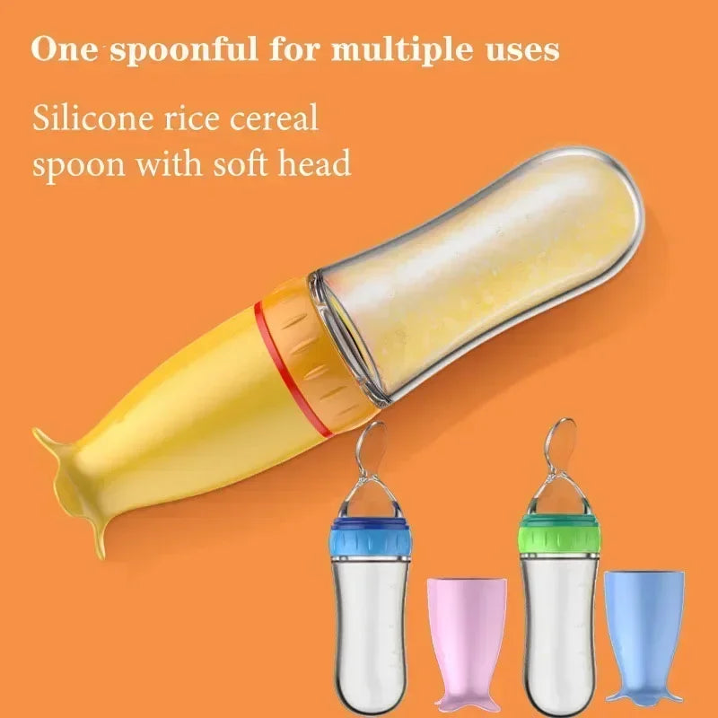 Silicone Baby Feeding Spoon