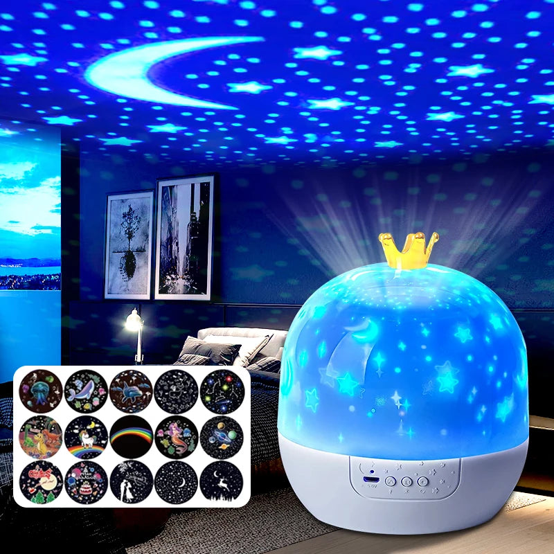 Ocean Starry Projector Night Light Lamp for Children