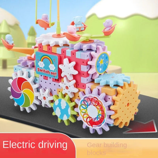 Rotating Montessori Building Blocks Toy