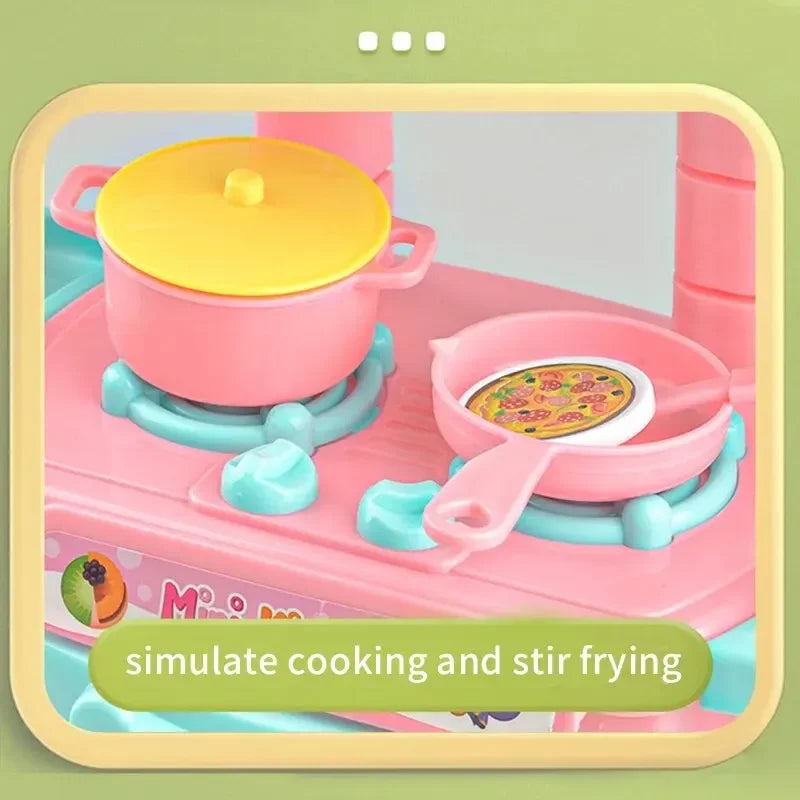 Kids Mini Kitchen Play Set DIY