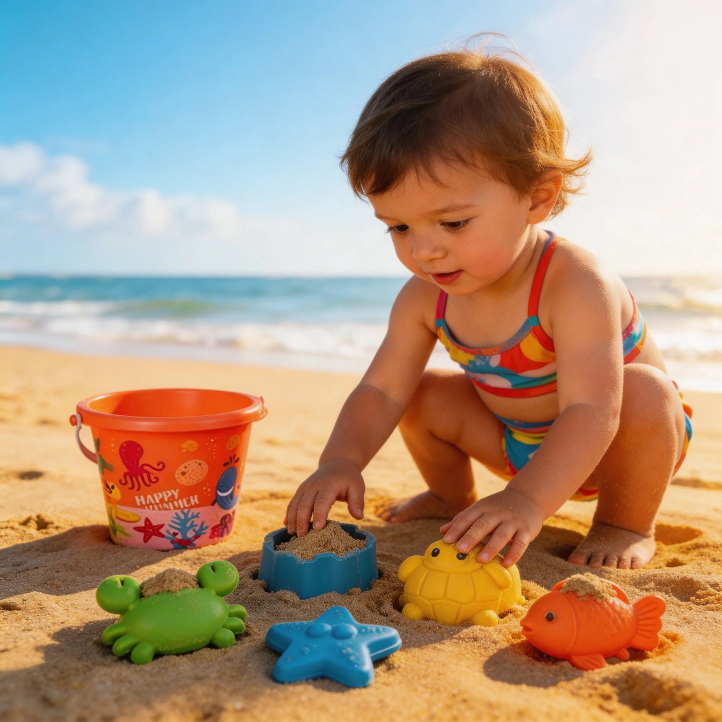 Kids Beach Sand Toys Set