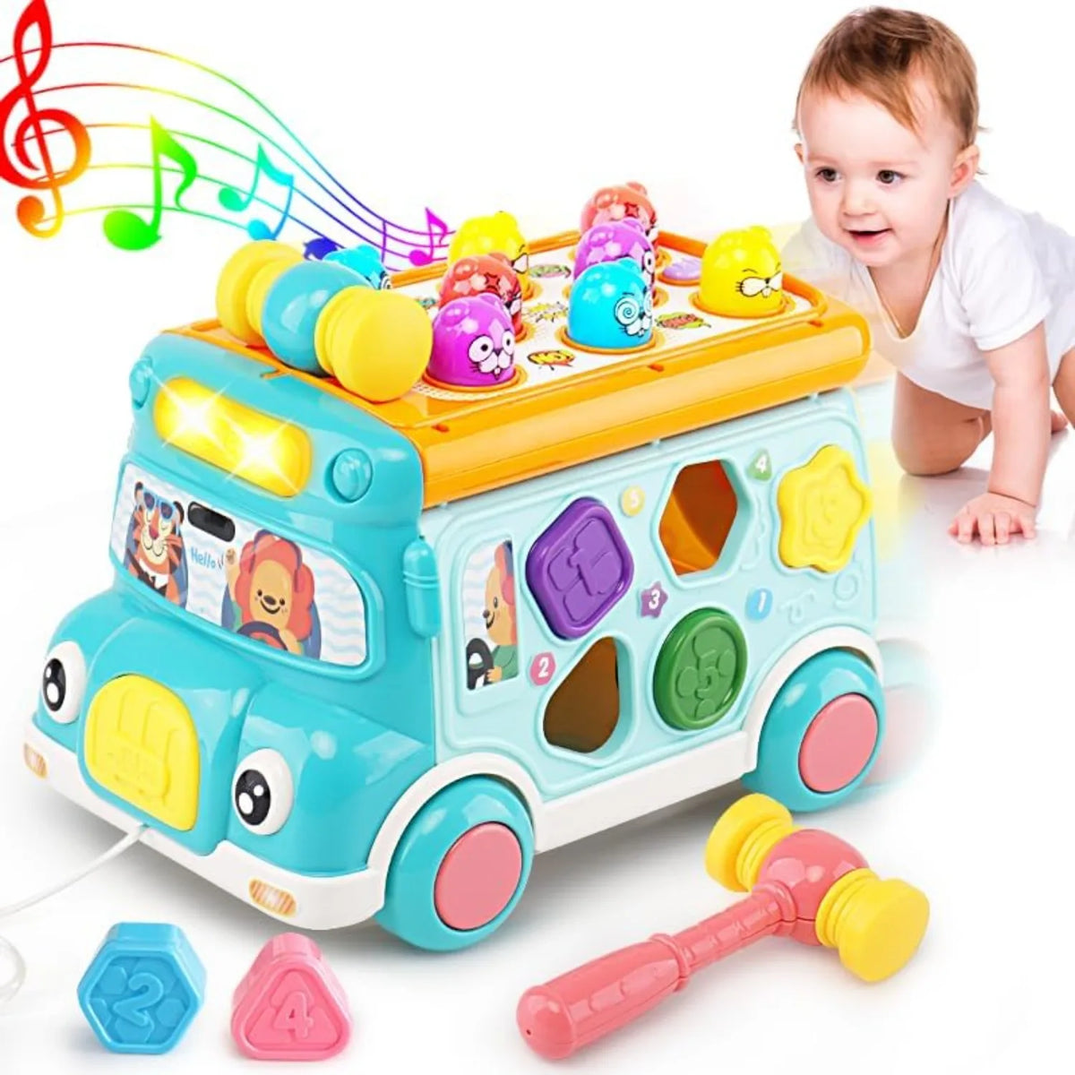 Nursery Musical Baby Bus Toy