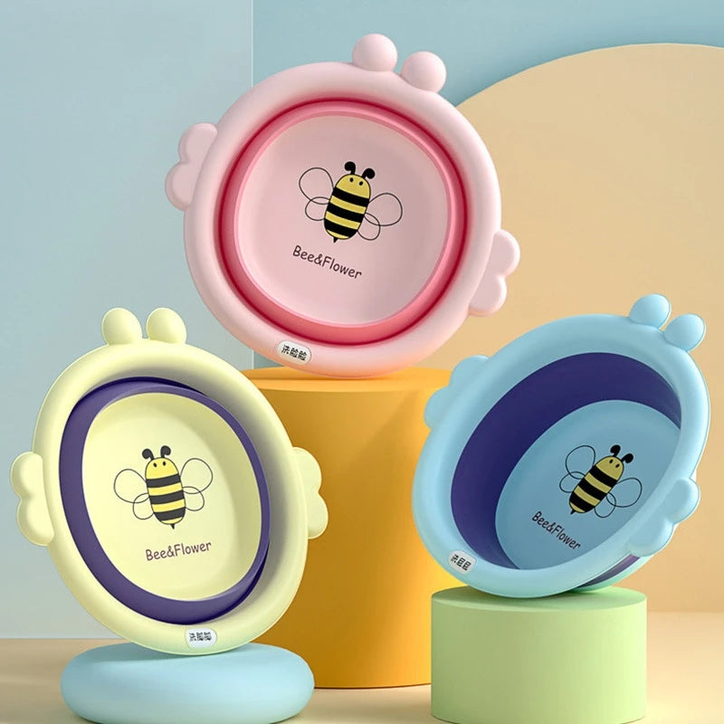 Newborn Folding Basin Baby Three Piece Set for Children