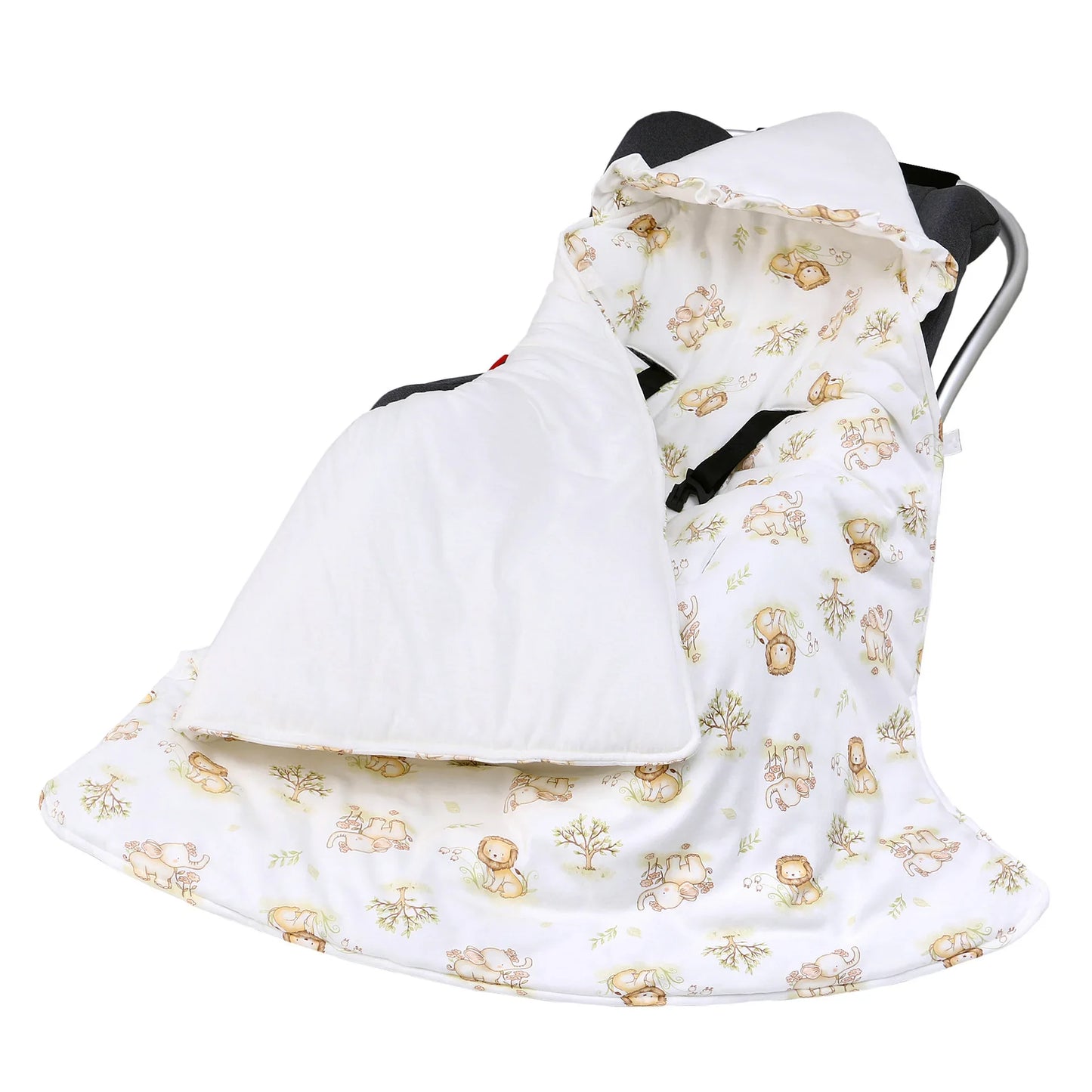 Baby Car seat Hooded Blanket