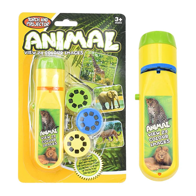 Kids projector flashlight toy