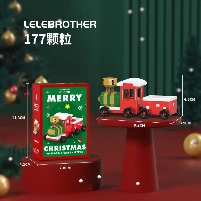 Building block Christmas figures – fun for the whole family