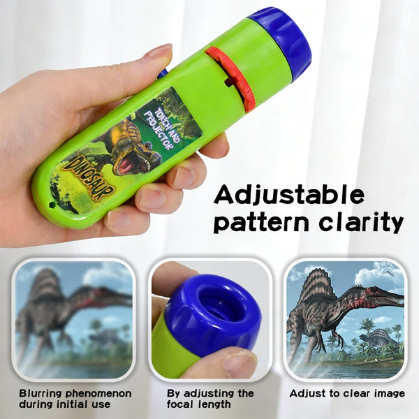 Kids projector flashlight toy
