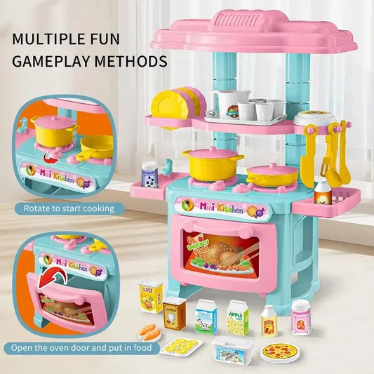 Kids Mini Kitchen Play Set DIY