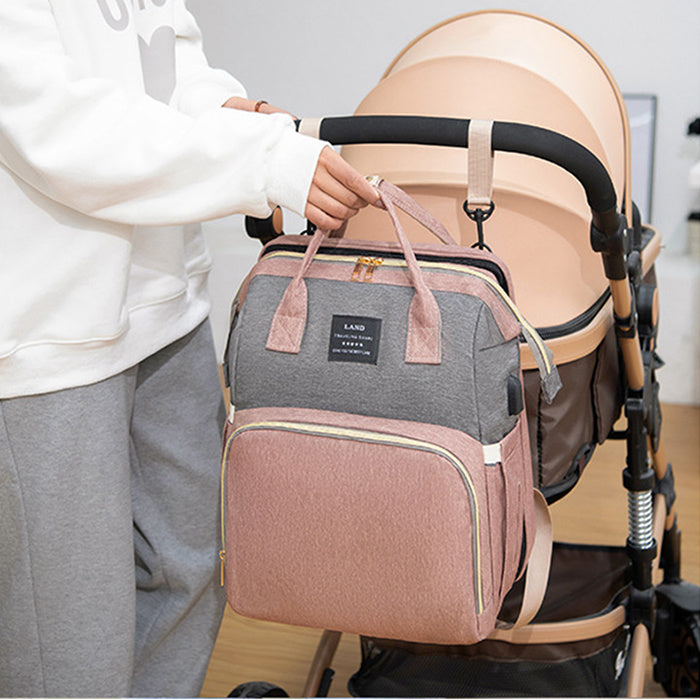 Baby Crib Backpack with large capacity baby changing station on-the-go