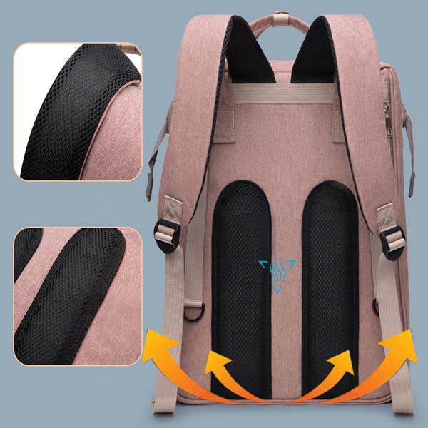 Baby Crib Backpack with large capacity baby changing station on-the-go